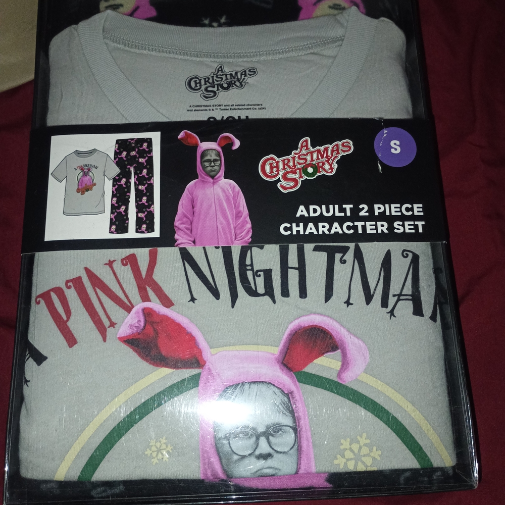A Christmas Story Pink Nightmare Pajama Set Unisex